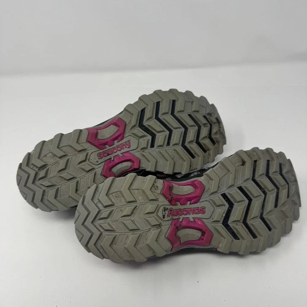 Saucony Excursion TR12 Womens 8.5 Trail Running‎ Shoes Black Purple S10392-20